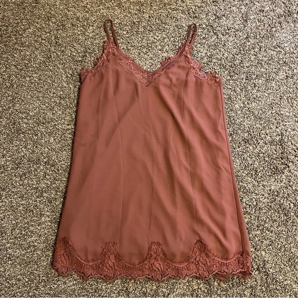 FSL Apparel mauve pink tank top